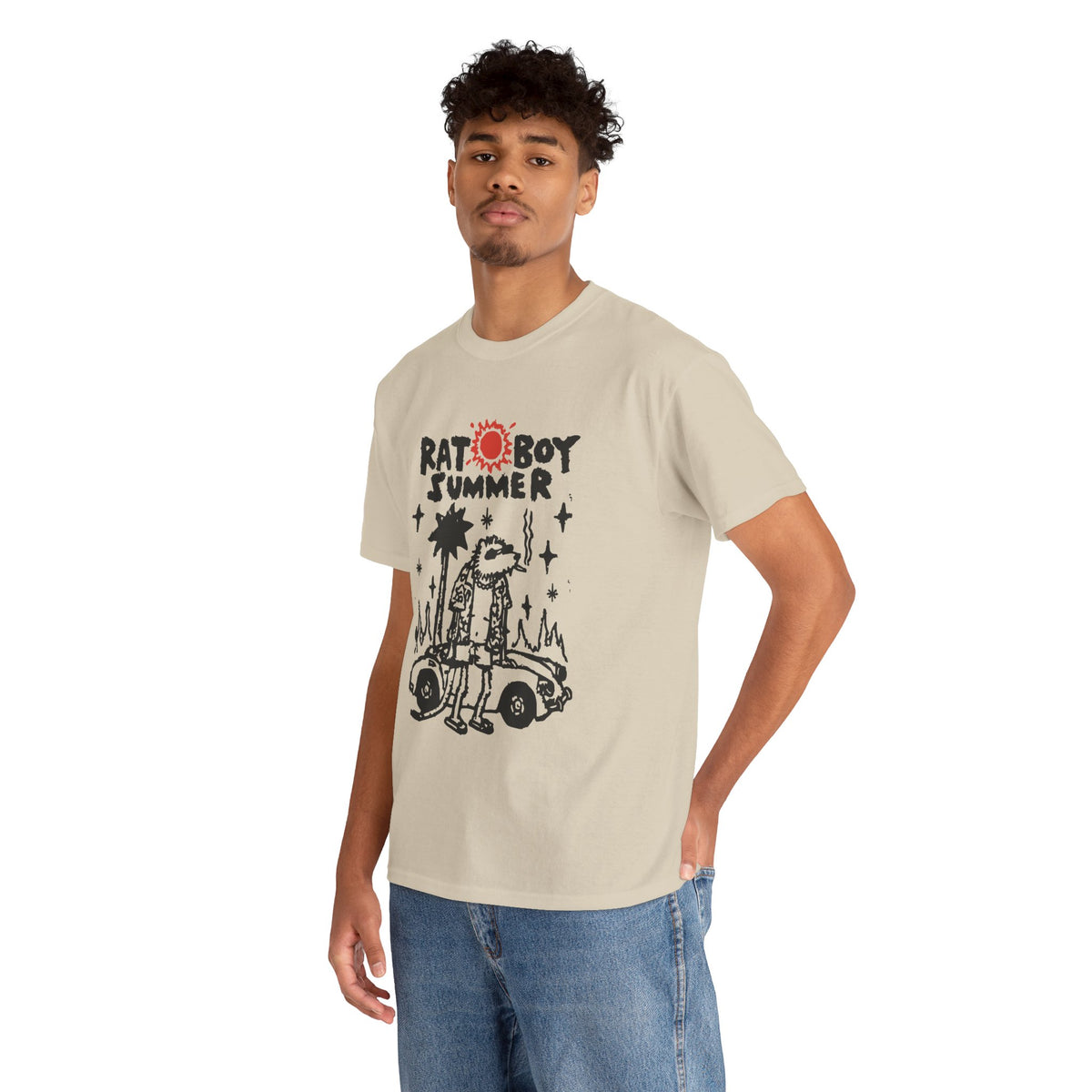 Rat Boy Summer T-Shirt | Funny Graphic Tee | Vintage Indie Streetwear Shirt | Retro Streetwear