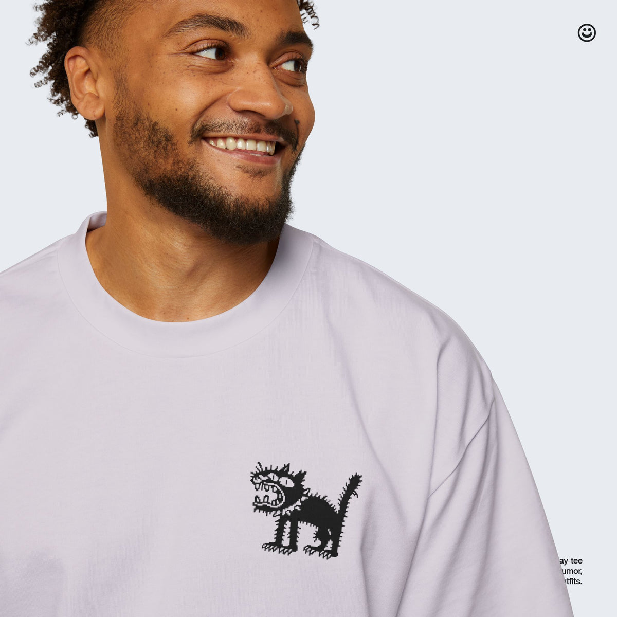 Feral Cat Graphic Tee | White T-Shirt, Punk Cat Illustration