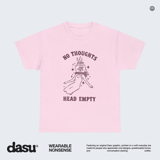 No Thoughts Head Empty Shirt, Funny Graphic Tee, Meme T-Shirt, Whimsical Fish Shirt, Unisex Funny Gift