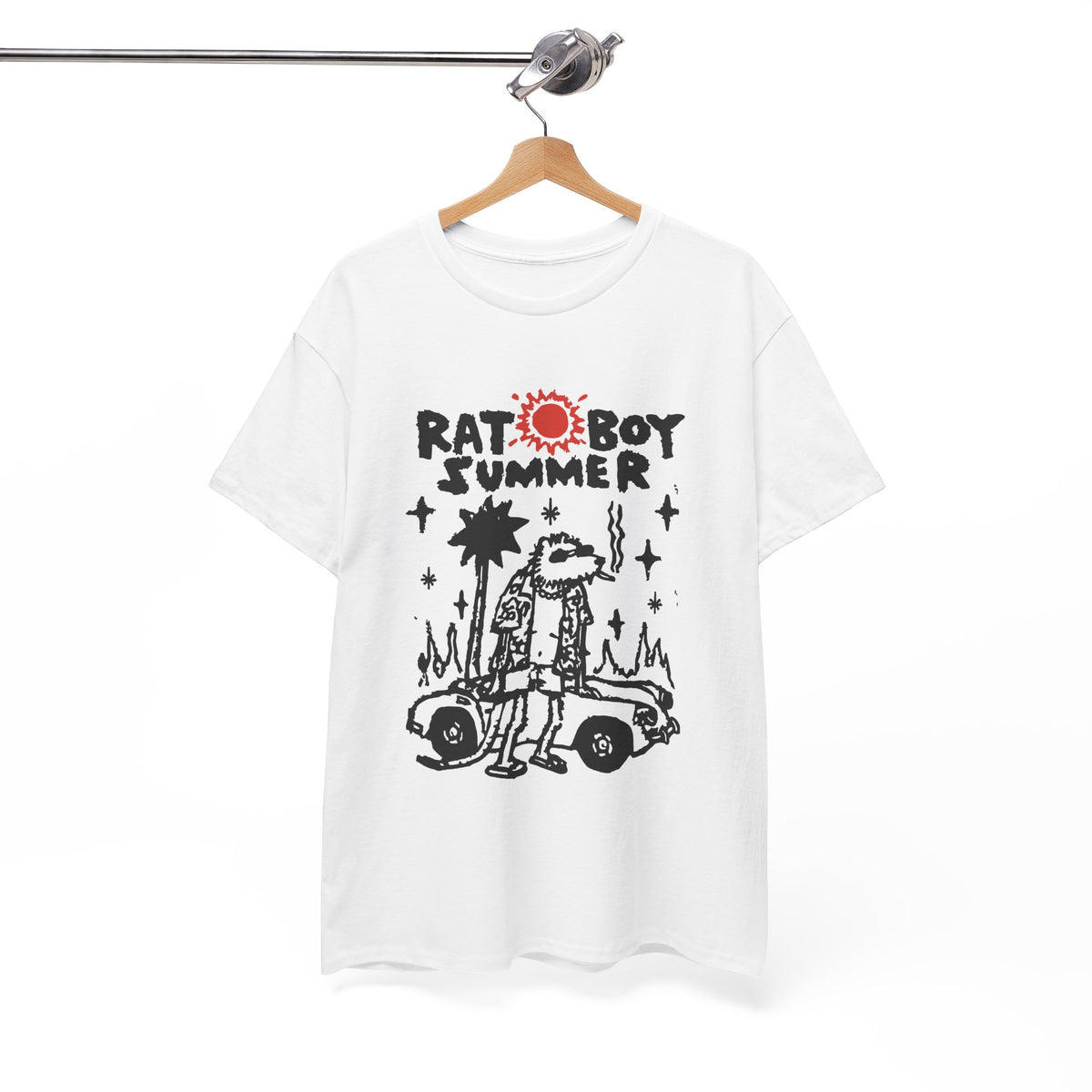 Rat Boy Summer T-Shirt | Funny Graphic Tee | Vintage Indie Streetwear Shirt | Retro Streetwear